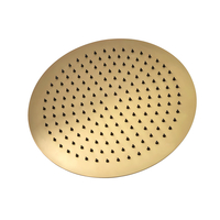 Runder Duschkopf 300mm satiniertes Gold - Otto