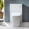 Sanitärmodul 50cm mit Stand-WC in Weiß,  Sitz mit Absenkautomatik - Saru Hudson Reed