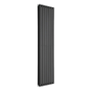 Schwarz Design-Heizkörper Vertikal,  (doppellagig)- 1750 mm x 490 mm Schwarz - Hudson Reed