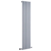 Silber Heizkörper Vertikal 1600mmx354mm 861W Einlagig - flache Paneele,  Warmwasser - Sloane Hudson Reed