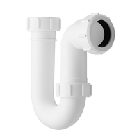 Siphon aus Kunststoff 32mm mit 76mm Dichtung - Cranplas Hudson Reed