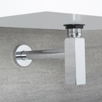 Siphon für Waschbecken Eckiges Design