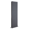 Sloane Paneelheizkörper Vertikal 2-lagig Anthrazit 1600 x 472mm 1591W,  von Hudson Reed