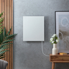 Smart-Infrarotheizkörper 505mm x 590mm,  in Weiß - ohne Rahmen & EU-Stecker - Teplo Hudson Reed