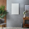 Smart-Infrarotheizung ohne Rahmen & EU-Stecker,  in Weiß - Größe von 505mm x 590mm - Teplo Hudson Reed