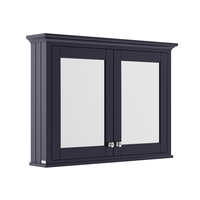 Spiegelschrank 750mm 1050mm,  traditionell Twilight Blue (Blau) - Old London Hudson Reed