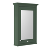 Spiegelschrank,  Nostalgie 750mm x 650mm in Hunter Green (Grün) - Old London Hudson Reed