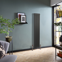Stahl Gliederheizkörper (2-säulig),  vertikal 1500mm x 290mm Zinn - Regent & Hudon Reed
