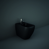 Stand-Bidet,  eckige Form,  in Matt Schwarz – RAK Feeling x Hudson Reed