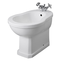 Stand-Bidet Nostalgie mit Überlauf,  Keramik weiß - Richmond,  von Hudson Reed