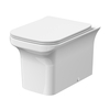 Stand-WC,  Spülrandlos minimalistisches eckiges Design - Hudson Reed