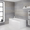 Standard Einseitige Badewanne - Wählbare Größe & Verkleidung