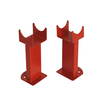 Standfüße für Design Heizkörper,  zur Bodenmontage – Rot (Siamese Red) – Delta Hudson Reed