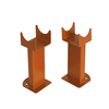 Standfüße in Orange (Sunset Orange),  zur Bodenmontage - für Design Heizkörper – Delta Hudson Reed