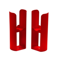 Standfüße zur Bodenmontage,  für Design Heizkörper,  Rot (Siamese Red) – Revive Hudson Reed