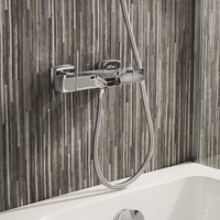 Thermostat-Wannenarmatur (eckig) – Farbe wählbar - Tolima