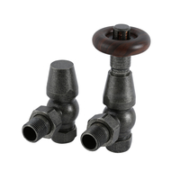 Thermostatische Winkelventile Klassisch,  Paar – Zinnoptik – Regent Hudson Reed