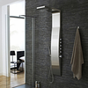 Thermostatisches Duschpaneel mit Regen- und Wasserfallausguss - Surface von Hudson Reed