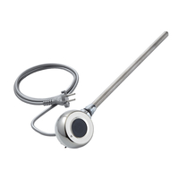 Thermostatisches WLAN-Heizelement für vertikale Heizkörper - Chrom 800Watt mit Stecker - ECOSO by Hudson Reed