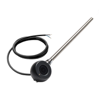 Thermostatisches WLAN-Heizelement für vertikale Heizkörper - Schwarz 1200Watt zur Festverdrahtung - ECOSO by Hudson Reed