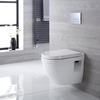 Tiefspüler Hängetoilette ohne Spülkasten,  Sitz mit Absenkautomatik - Belstone,  von Hudson Reed