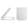 Toilettensitz D-förmig 360mm x 432mm - Exton