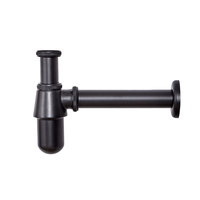 Traditioneller Flaschensiphon,  für Waschbecken – Schwarz – Elizabeth