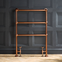 Traditioneller Handtuchheizkörper 966mm x 673mm satiniertes Kupfer – Selina