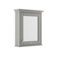 Traditioneller Spiegelschrank 750mm x 650mm in Storm Grey (Grau) - Old London Hudson Reed