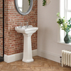 Traditionelles Standwaschbecken 50cm x 35cm,  mit 2-Hahnlochvorbohrung - Richmond Hudson Reed