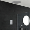 Unterputz-Duschsystem mit Thermostat - inkl. rundem Unterputz-Duschkopf in Chrom - Como Hudson Reed