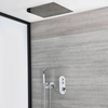 Unterputz-Duschsystem mit Thermostat – mit 500mm x 500m Unterputz-Duschkopf und Handbrauseset – Chrom – Idro