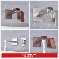 Unterputz-Einhebelmischer für Waschtisch,  Wandmontage – wählbares Finish – Kubix