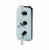 Unterputz-Thermostat Retro für 3 Verbraucher Chrom - RAK Washington x Hudson Reed
