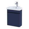 Unterschrank-Eckwaschbecken 45cm,  in Matt Denim Blau – RAK Resort x Hudson Reed