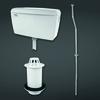 Urinal Unterputz-Spülkasten mit automatischer Spülung (1 Urinal) 4.5L - RAK x Hudson Reed