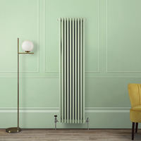 Vertikaler Gliederheizkörper 3-lagig,  in Pippin Green - von 180cm x 29cm – Regent Hudson Reed