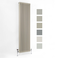 Vertikaler Säulenheizkörper 3-lagig - Naturton wählbar & von 180cm x 29cm – Regent Hudson Reed