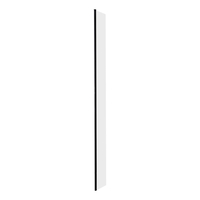 Walk-In Seitenpaneel 30cm mit Scharnier,  Profil in Schwarz - Nox Hudson Reed