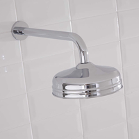 Wand-Arm für Kopfbrause 34cm lang,  Edelstahl verchromt - Duschkopfhalterung - von Hudson Reed