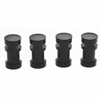 Wandhalterung für horizontale Schwarze Design Heizkörper - Revive