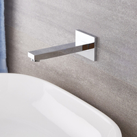 Wanneneinlauf zur Wandmontage,  Ausladung 174mm – Chrom – Kubix