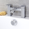 Wannenrandarmatur mit 2 Griffen und kleinem Wasserfallauslauf Chrom - Wick Hudson Reed