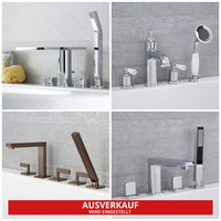 Wannenrandarmatur mit Handbrauseset – wählbare Designs