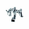 Wannenrandarmatur retro Kreuzgriffe Chrom – RAK Washington x Hudson Reed