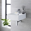 Waschbecken Quadratisch 400mm x 400mm - Handwaschbecken fur Gäste WC - Halwell,  von Hudson Reed