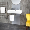 Waschtisch mit Metallgestell Chrom Breite 750mm - Sandford