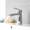 Wasserfall Einhebelmischer für Waschbecken Modern Chrom 14, 5cm hoch - Razor,  von Hudson Reed