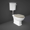 WC mit erhöhtem Spülkasten,  Traditionell,  Sitzfarbe wählbar – RAK Washington x Hudson Reed