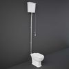 WC mit hohem Spülkasten,  Retro Design,  Sitzfarbe wählbar – RAK Washington x Hudson Reed